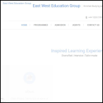 Screen shot of the East & West Cultural Education Exchange Ltd website.