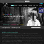 Screen shot of the Bloo House School website.
