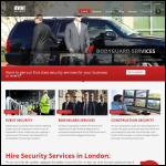 Screen shot of the 1Site Security London website.