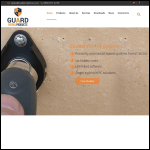 Screen shot of the Guard Patrol Products website.