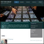 Screen shot of the The Tekk Group website.