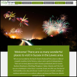 Screen shot of the Stay Lewes website.