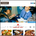 Screen shot of the doesFood website.