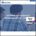 Screen shot of the Action Computer Support Ltd website.