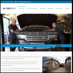 Screen shot of the Forge Garage (Seal) Ltd website.