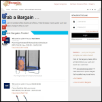 Screen shot of the Bargainpost website.