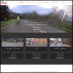 Screen shot of the 2 Counties Rider Training website.