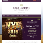 Screen shot of the The Kings Head Inn website.