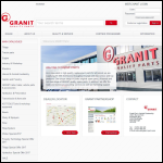 Screen shot of the Granit Parts Ltd website.