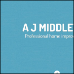 Screen shot of the A.J. Middleton & Company Ltd website.
