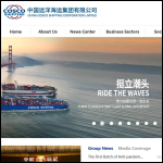 Screen shot of the Balkan & Black Sea Shipping Company Ltd website.