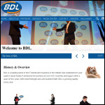 Screen shot of the BDL Group website.