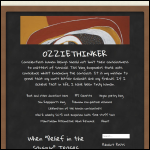 Screen shot of the Ozzie for Men Ltd website.