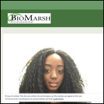 Screen shot of the Biomarsh Environmental Ltd website.