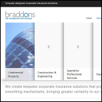 Screen shot of the Braddons Cliffe Management Company Ltd website.