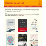Screen shot of the Rooster Books Ltd website.