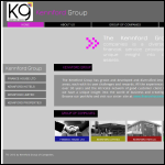 Screen shot of the Keenfold Ltd website.