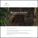 Screen shot of the Conservation & Construction Ltd website.