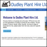 Screen shot of the Dudley Plant Hire Ltd website.