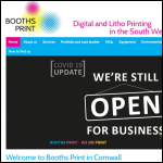 Screen shot of the R. Booth Ltd website.