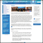 Screen shot of the C.T.A. Economic & Export Analysts Ltd website.