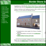 Screen shot of the Borderquarry Ltd website.