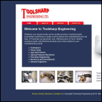 Screen shot of the Toolsharp Engineering Ltd website.