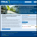 Screen shot of the The Imported Tyre Manufacturers' Association website.