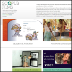 Screen shot of the Scopus Films (London) Ltd website.
