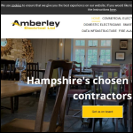 Screen shot of the Amberley Electrical Ltd website.