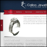 Screen shot of the Kaliaco Jewellers Ltd website.