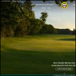 Screen shot of the The Handsworth Golf Club,limited website.