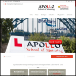 Screen shot of the Apollo School of Motoring website.