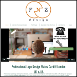 Screen shot of the Fnz Design website.