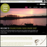 Screen shot of the Fenland Fishing Tackle website.