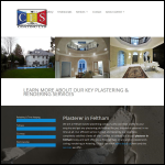 Screen shot of the CES Coating Ltd website.