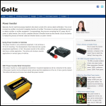Screen shot of the Power Inverter Manufacturer website.
