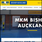 Screen shot of the MKM Building Supplies Bishop Auckland website.