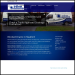 Screen shot of the Inline Drainage Solutions Ltd website.
