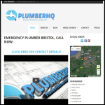 Screen shot of the PlumberHQ website.