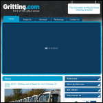 Screen shot of the Gritting.com website.