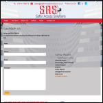 Screen shot of the Safer Access       Solutions Ltd website.