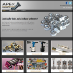 Screen shot of the Apex Fastening Solutions Ltd website.