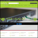 Screen shot of the Comms365 Ltd website.