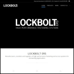 Screen shot of the Lockbolt (ERS) Ltd website.