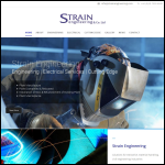 Screen shot of the Strain Engineering Co Ltd website.