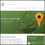 Screen shot of the Consulting Arborist Society website.