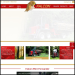 Screen shot of the Falcon Forwarder website.