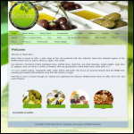 Screen shot of the Khayri Olives website.