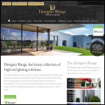 Screen shot of the Designer Range website.